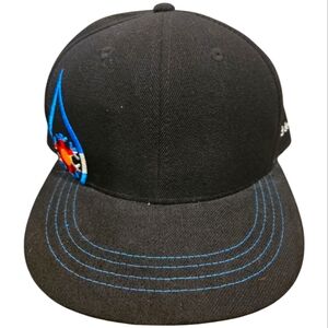 Black and Blue Hat
